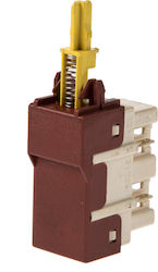Zanussi Waschmaschine Schaltknopf 6+2 Kontakte