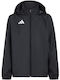 Kids Sports Short Windproof Hooded Jacket Black