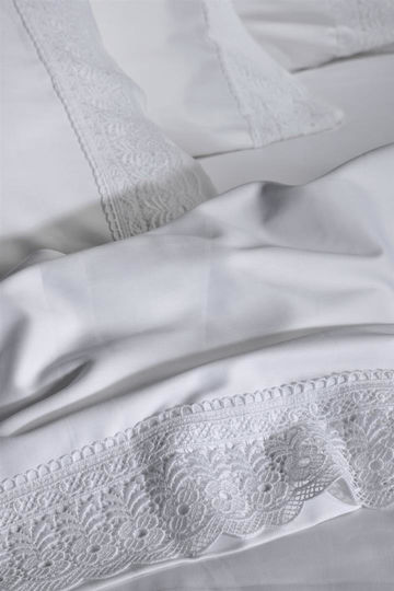 Down Town Home Σετ Σεντόνια King Size 275x290εκ. White (4τμχ)
