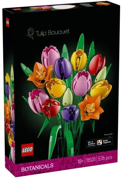 LEGO Botanical Collection Tulip Bouquet για 18+ Ετών 576τμχ
