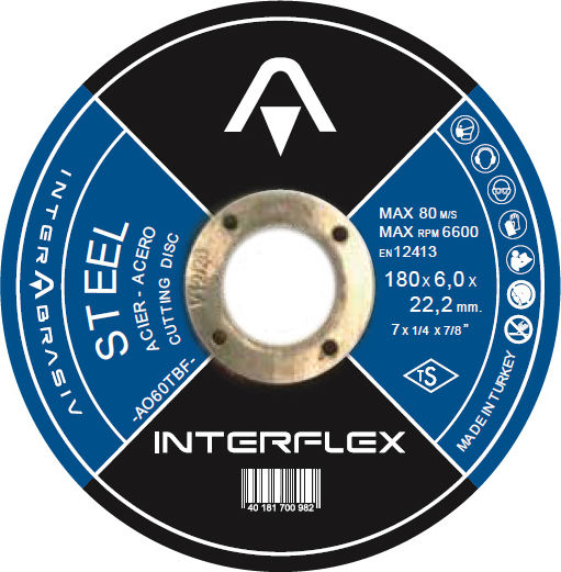 Disc Abrasiv Pentru Șlefuirea Oțelului 125x6.0x22.23