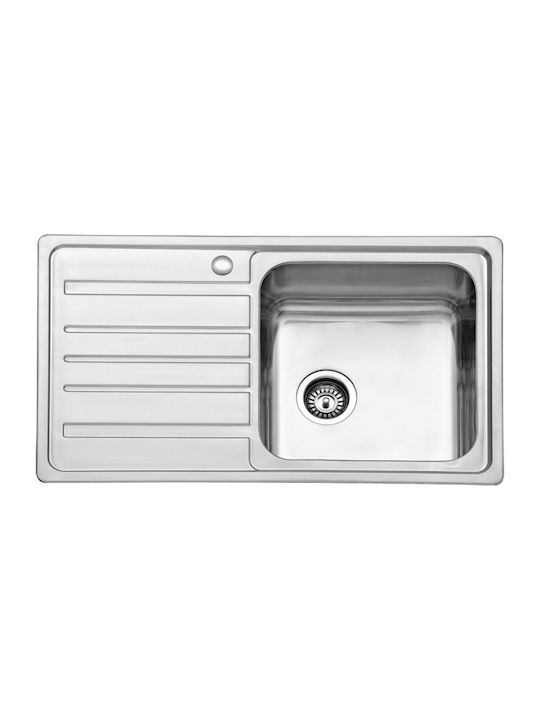 Karag Drop-In Chiuvetă Stânga din Granit Sintetic L86xW50cm