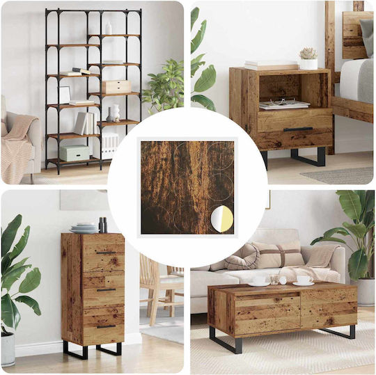 Wandsticker & Wandgemälde Selbstklebende Schraubenabdeckung 12 Stück Alter Holz Ø 20 x 0,5 mm Braune