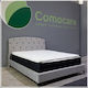 Como felt & wadding producers Mattress Topper Double Foam Infused with Aloe & Removable Cover 140x190x4cm