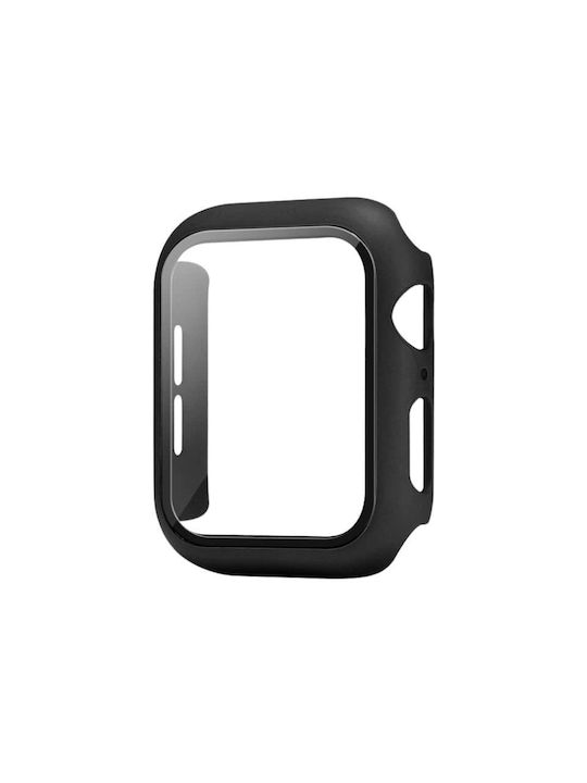 Θήκη Tempered Glass Για Apple Watch (44mm) Μαύρο Θήκη Tempered Glass Για Apple Watch (44mm) Μαύρο
