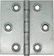 Galvanized Hinges 2.5"x2.5" 48 Pieces Square