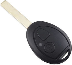Husă Pentru Chei Auto Compatibilă Land Rover Discovery Rover 75 Mini Cooper Bmw Z3 Z4 X3 X5 E46 E39 2 Butoane Hu92