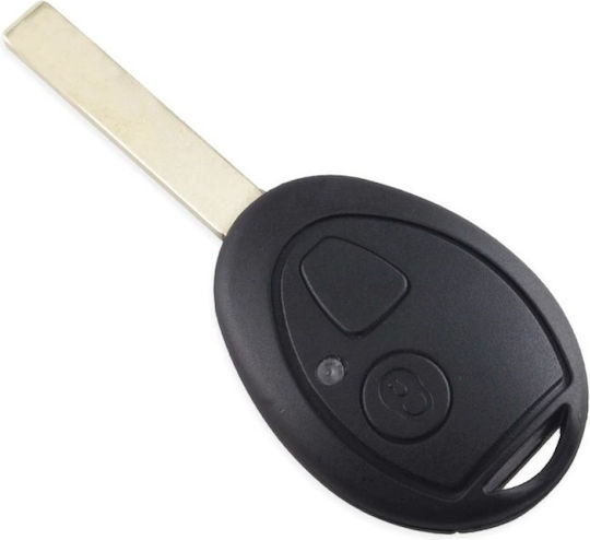 Husă Pentru Chei Auto Compatibilă Land Rover Discovery Rover 75 Mini Cooper Bmw Z3 Z4 X3 X5 E46 E39 2 Butoane Hu92