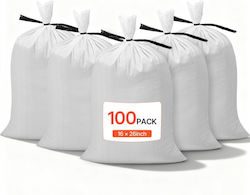Vevor Trash Bags Reinforced by the Kilo for Rubble 66x40cm 100pcs Beige