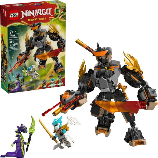 LEGO Ninjago Cole's Mission Mech & Dragon Zane за 7+ години 364 броя