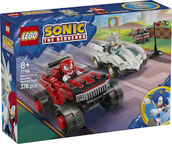 LEGO Sonic The Hedgehog Silver's Car vs. Knuckles' Monster Truck για 8+ Ετών 378τμχ
