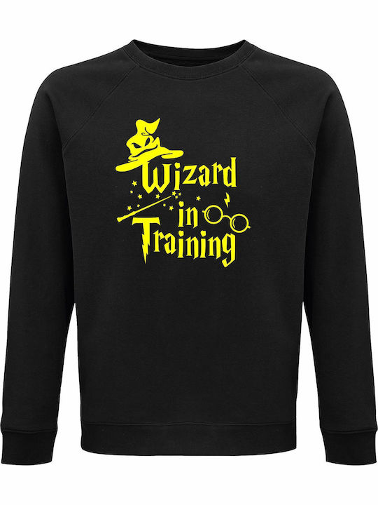 Суитшърт Унисекс Органичен Принт Wizard In Trai...