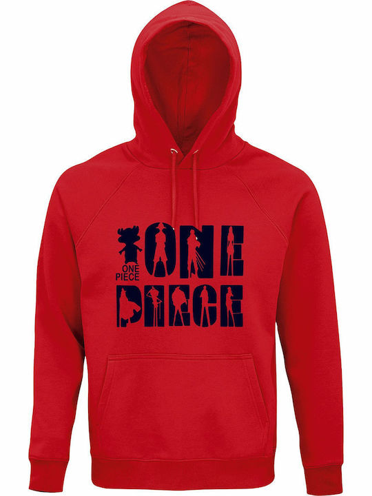 Hoodie Unisex Organic " One Piece Design Charac...