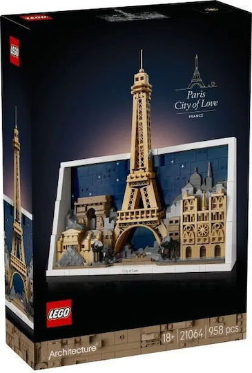 LEGO Architecture Paris – Градът на Любовта за 18+ Години 958 Бройки