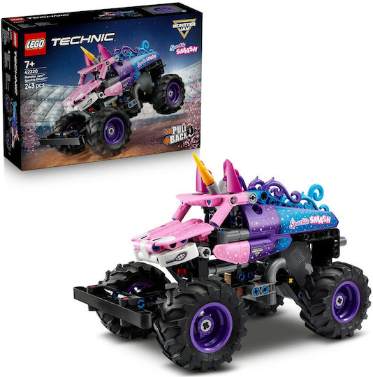 LEGO Technic Monster Jam™ Sparkle Smash™ Rückziehmodell für 7+ Jahre 243 Stück