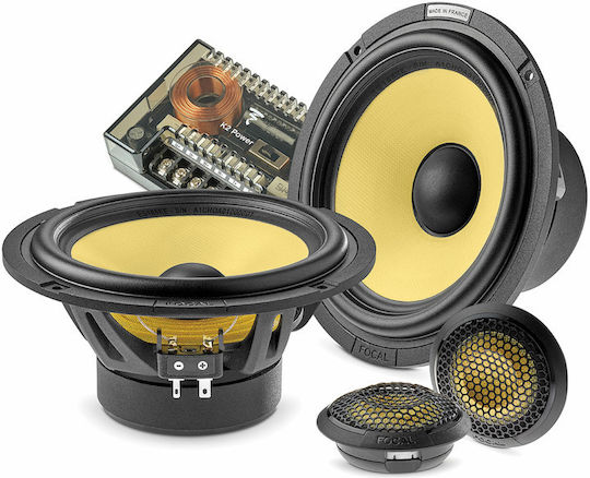 Focal Σετ Ηχεία Αυτοκινήτου Διαιρούμενα 6.5" με 100W RMS (2 Δρόμων)