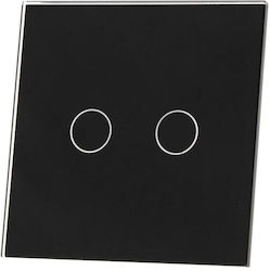 Livolo Black Glass Panel 702-62