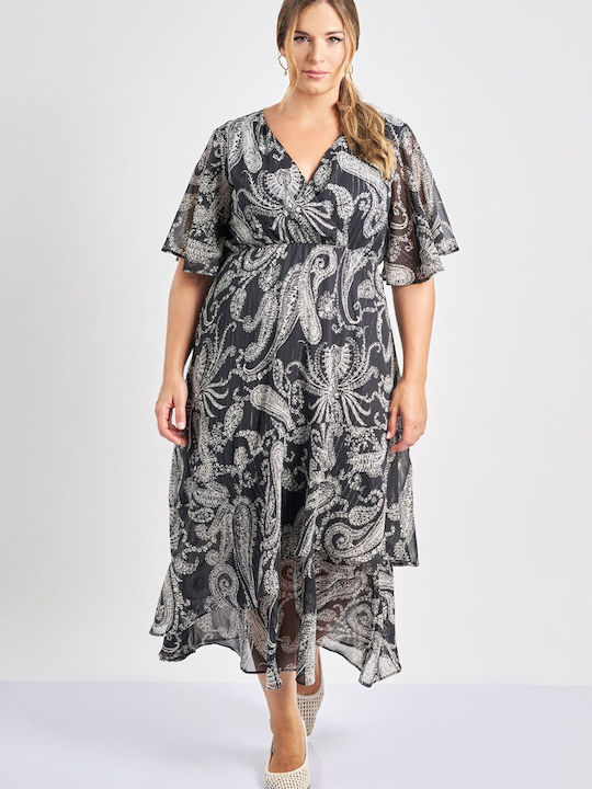 Rochie De Vară Pentru Femei Midi De Seară Wrap-Around Lacuri