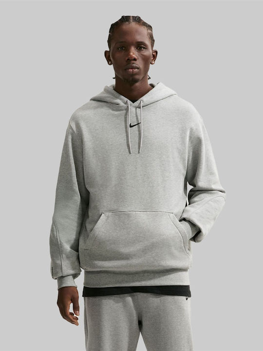 Hoodie Φούτερ με Κουκούλα Γκρι