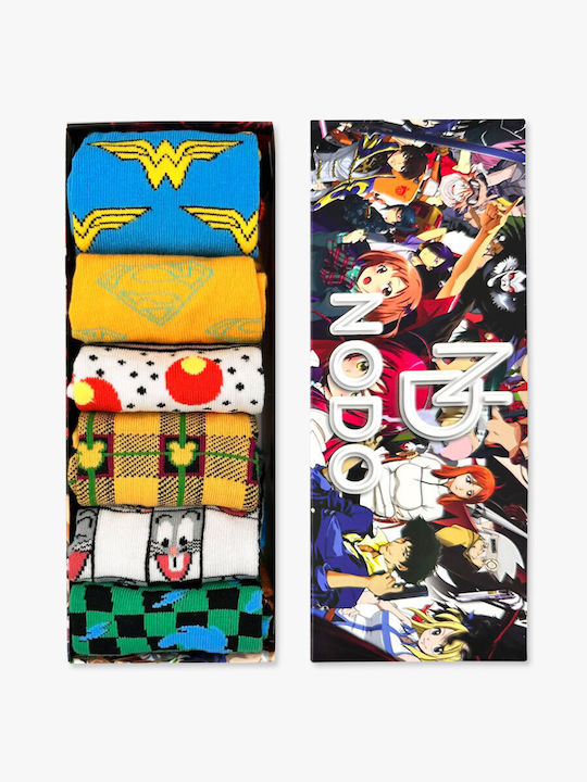 Gift Box Κάλτσες Βαμβακερές Σχέδια Mixed Heroes 6 Ζευγάρια Gift Box Κάλτσες Βαμβακερές Σχέδια Mixed Heroes 6 Ζευγάρια