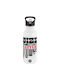 Koupakoupa Size Matters Water Bottle Stainless Steel 592ml White
