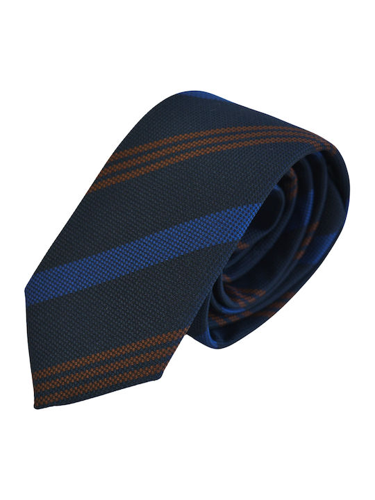 Octopus Men's Tie Silk Printed in Blue Color