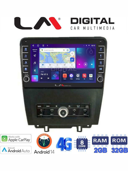 LM Digital Car Audio System for Ford Edge / Mustang 2015 (Bluetooth/USB/WiFi/GPS/Apple-Carplay/Android-Auto)