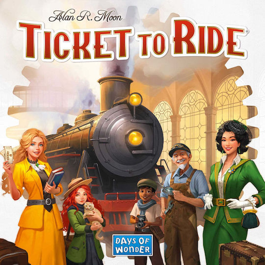 Board Game Ticket to Ride for 2-5 Players 8+ Years Old DOW7201N (EN) Asmodee