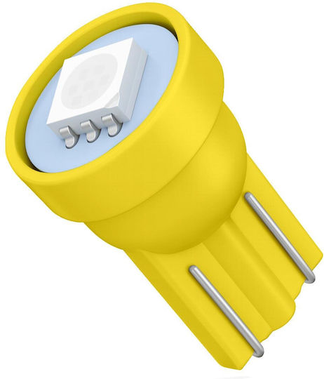 Vencore 3216-10019 T10 W5w Крушка LED Основa T10 W5w 1 SMD 5050 0.30W 16 Лумена 12 Волта Оранжев