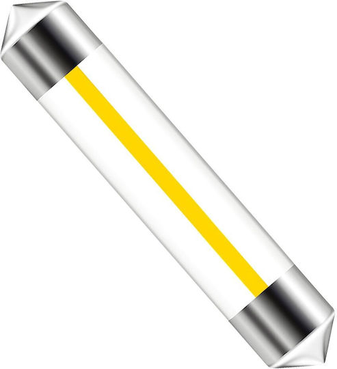 Vencore 3216-10129 C5W Festoon 42mm LED Tube Bulb Base C5W 42mm Festoon 1 Filament LED 0.45W 160 Lumen 12 Volt Warm White 3000K