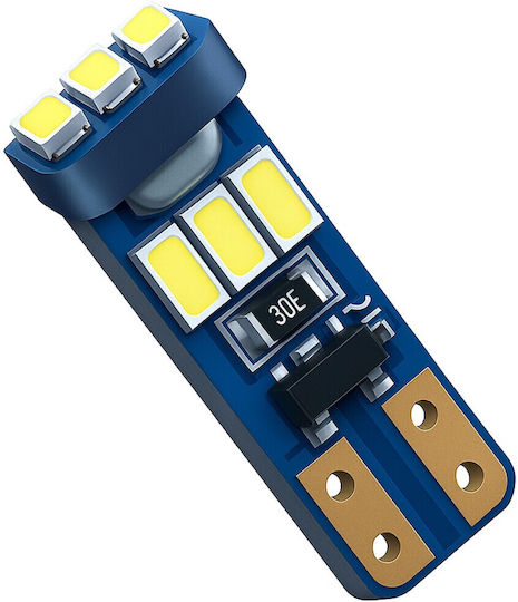 Vencore 3216-10044 T5 W3w Крушка LED Основa T5 W3w 9 SMD 3014 0.8W 140 Лумена 12 Волта Хладно Бяло 6000K
