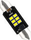Vencore 3216-10156 C5w Festoon Canbus Gen4 42mm Крушка Led Тръбна Основa C5w 42mm Festoon Canbus Gen4 6 Smd 3020 2w 330 Лумена 8-48 Волта Хладно Бяла 6000k