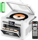 Tragbares Radio-CD-Spieler mit Radio / USB Weiß