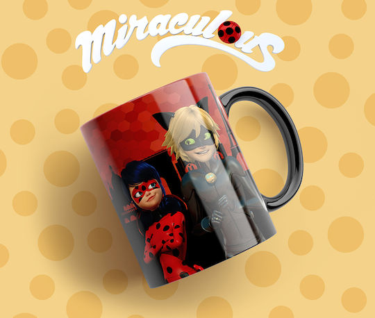 Digital Place Ladybug Κούπα Κεραμική Λευκή 330ml