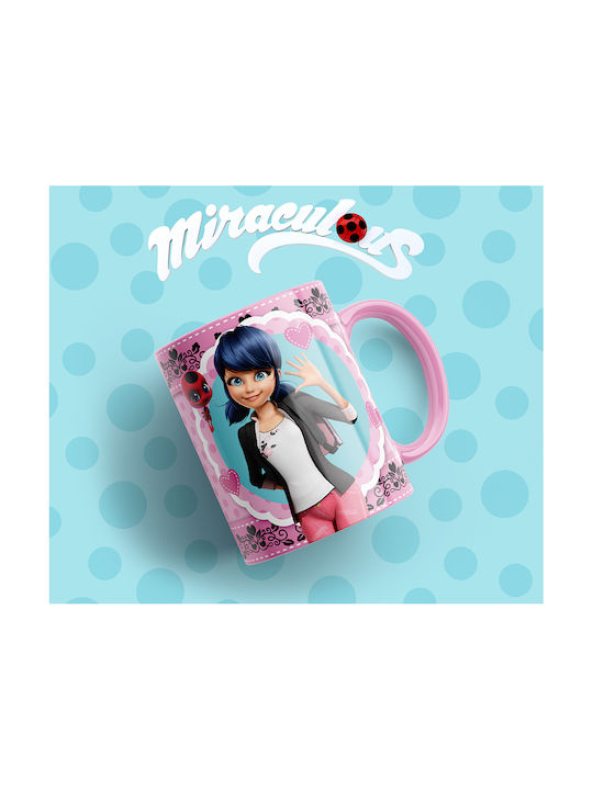 Digital Place Ladybug Mug Ceramic White 330ml