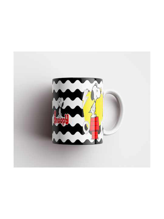 Digital Place Snoopy Mug Ceramic White 330ml
