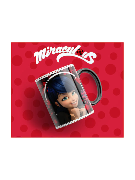 Digital Place Ladybug Mug Ceramic White 330ml