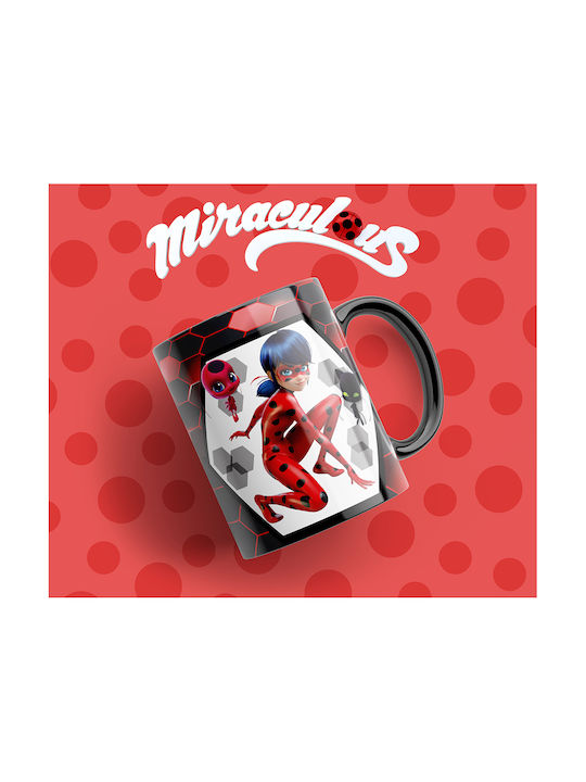 Digital Place Ladybug Mug Ceramic White 330ml