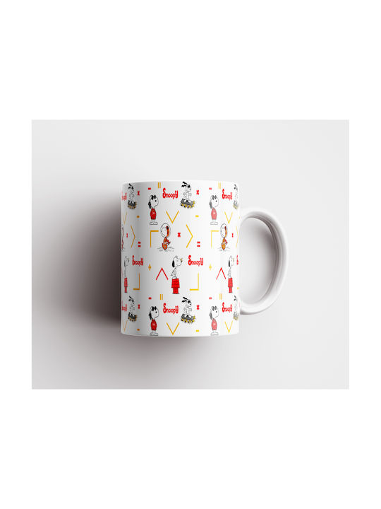 Digital Place Snoopy Mug Ceramic White 330ml