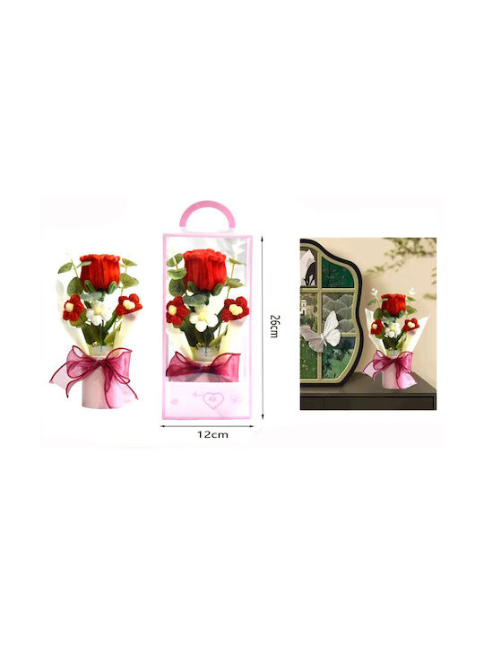 Dekoratives Künstliches Blumen in Box Geschenk 12x26cm ForHome 990749 Home