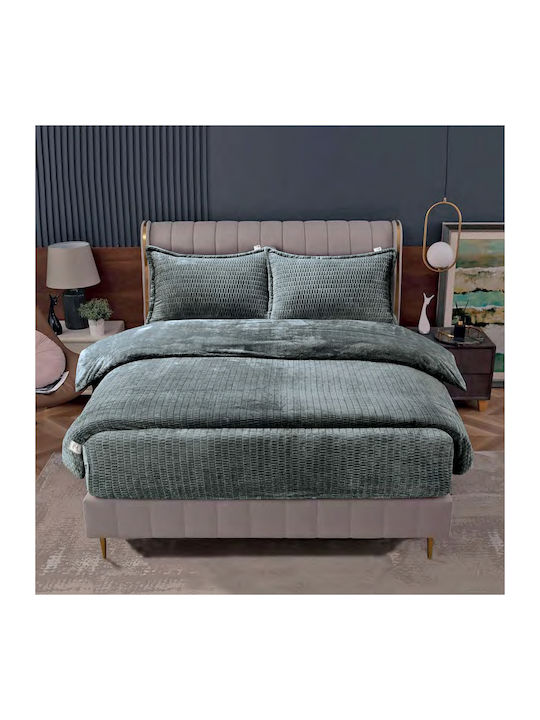 Casa Colori Duvet Cover Single 160x220cm Emboss...