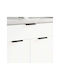 vidaXL 725 Pcs Handle Furniture made of Metallic Black 864697 1pcs