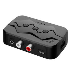 Bluetooth Adapter M23 Transmitter Receiver Tv Pc Home Sound System 3.5mm Jack Micro Sd Usb Aux Nfc Rca Black Bluetooth Adapter M23 Transmitter Receiver Tv Pc Home Sound System 3.5mm Jack Micro Sd Usb Aux Nfc Rca Black