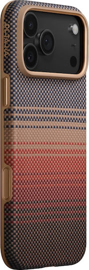 Pitaka Ultraguard Umschlag Rückseite Aramidfaser 0.1mm Orange (iPhone 17 Pro)