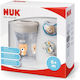 Nuk Baby Cups Magic & Space made of Plastic 3pcs 230ml for 6m+m+