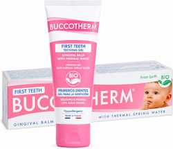 Buccotherm Gel Dentar Pentru Dințiție Periuță De Dinți Pentru Bebeluși Calmarea Gingiei 50ml