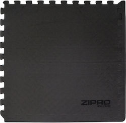 Zipro Δάπεδα Παζλ Γυμναστηρίου 60x60cm 4τμχ Μαύρα Zipro Δάπεδα Παζλ Γυμναστηρίου 60x60cm 4τμχ Μαύρα