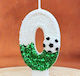 Κεράκι Γενεθλίων Αριθμός 0 – Μπάλα Ποδοσφαίρου