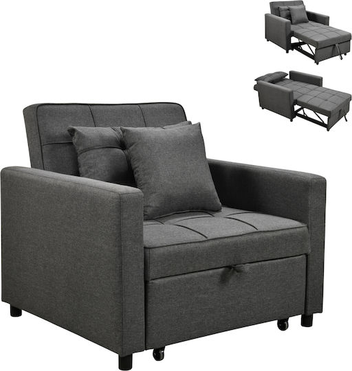 Mero Armchair Bed Gray 98x85x88cm