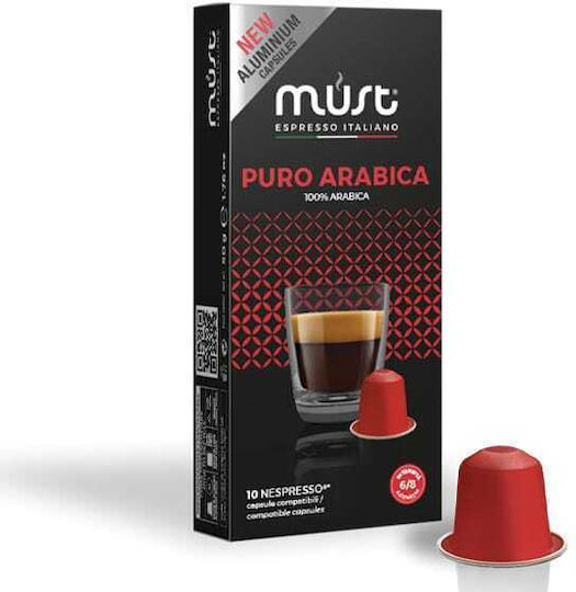 Must Arabica Aluminium 10 Pieces Nespresso